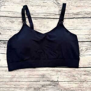 Kindred Bravely Nursing Bra in Black Size M/L Busty (~E,F,G,H Cup Sizes)